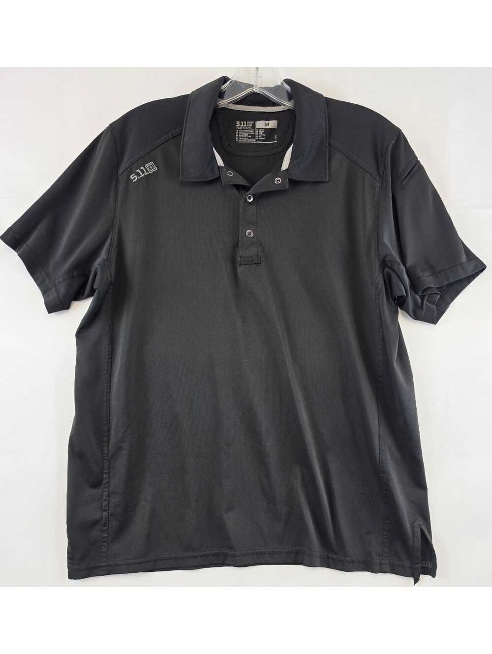 5.11 Tactical Men's Black Polo Shirt Size Medium